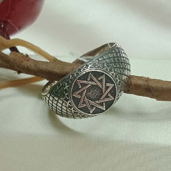 Серебряная печатка без вставок