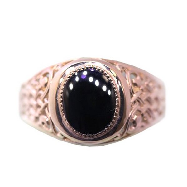 Золотая печатка с&nbsp;фианитом