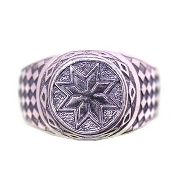 Серебряная печатка без вставок