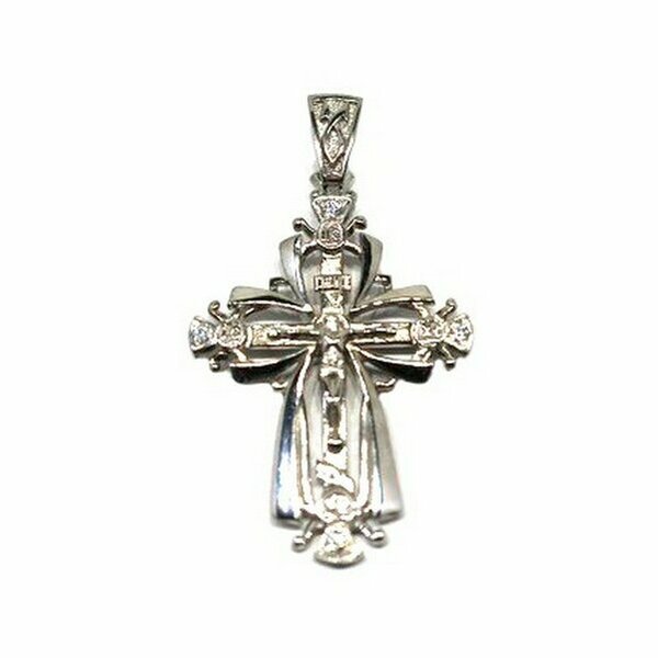 Золотой крест с&nbsp;фианитом