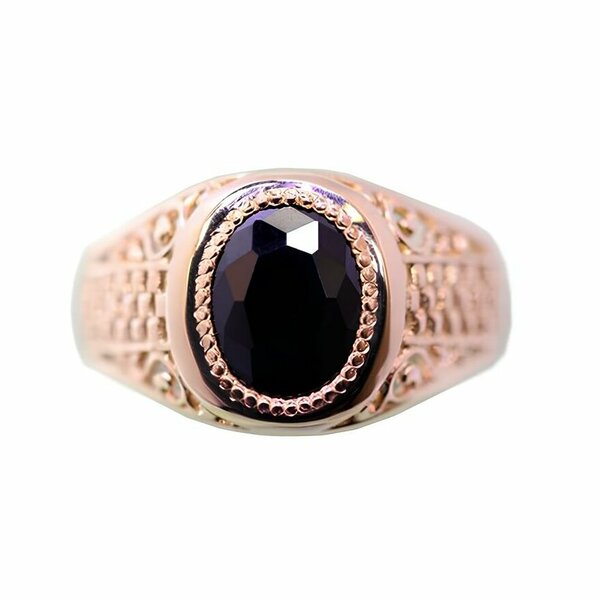 Золотая печатка с&nbsp;фианитом