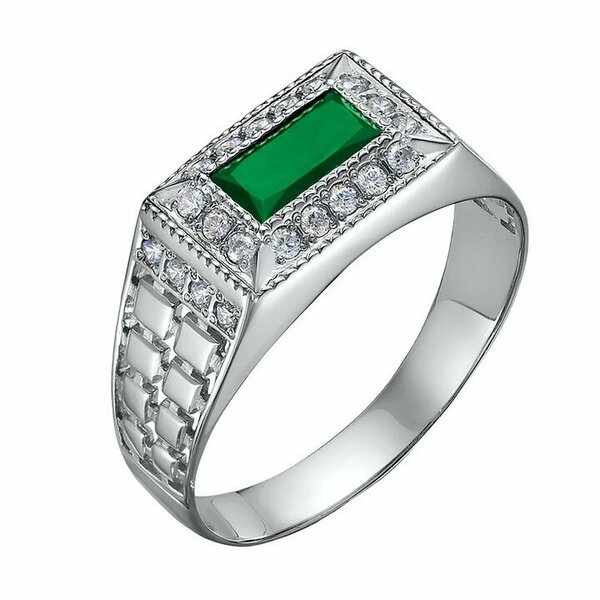 Серебряная печатка с&nbsp;агатом