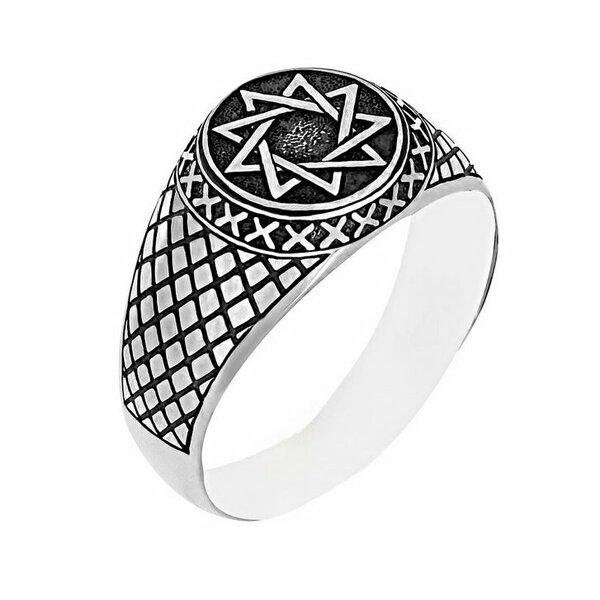 Серебряная печатка без вставок