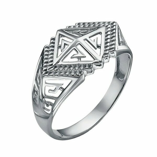 Серебряная печатка без вставок