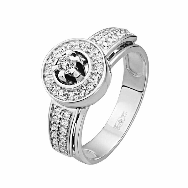 Золотое кольцо с&nbsp;бриллиантом