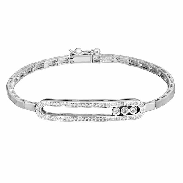 Золотой браслет с&nbsp;бриллиантом