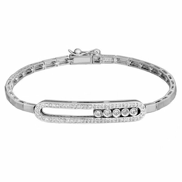 Золотой браслет с&nbsp;бриллиантом