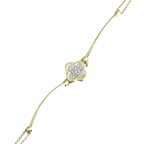 Золотой браслет с&nbsp;бриллиантом