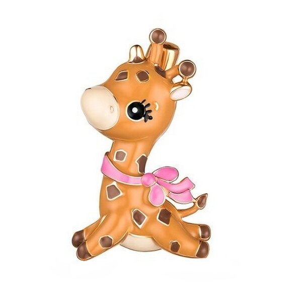 Серебряная брошь с&nbsp;эмалью