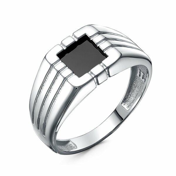 Серебряная печатка с&nbsp;фианитом