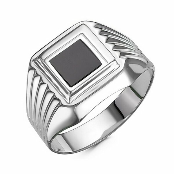 Серебряная печатка с&nbsp;фианитом