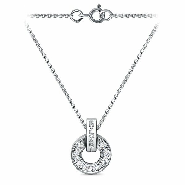 Серебряное колье с&nbsp;фианитом