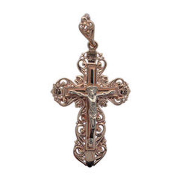 Серебряный крест без вставок