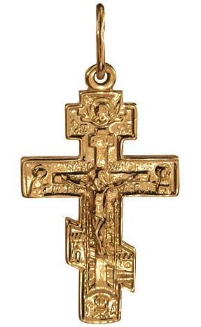 Золотой крест без вставок