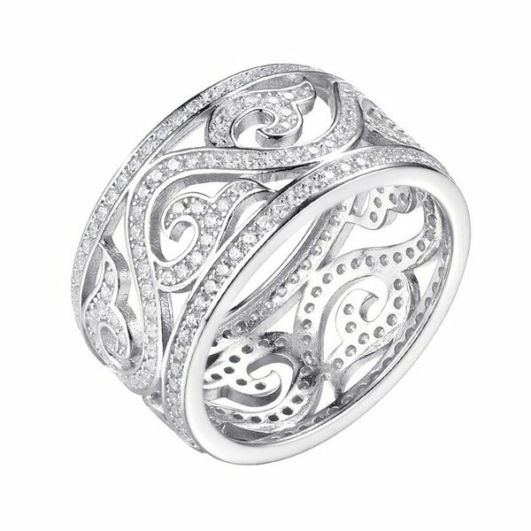 Серебряное кольцо с&nbsp;фианитом