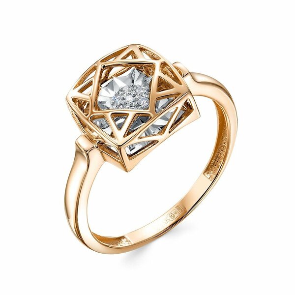 Золотое кольцо с бриллиантом