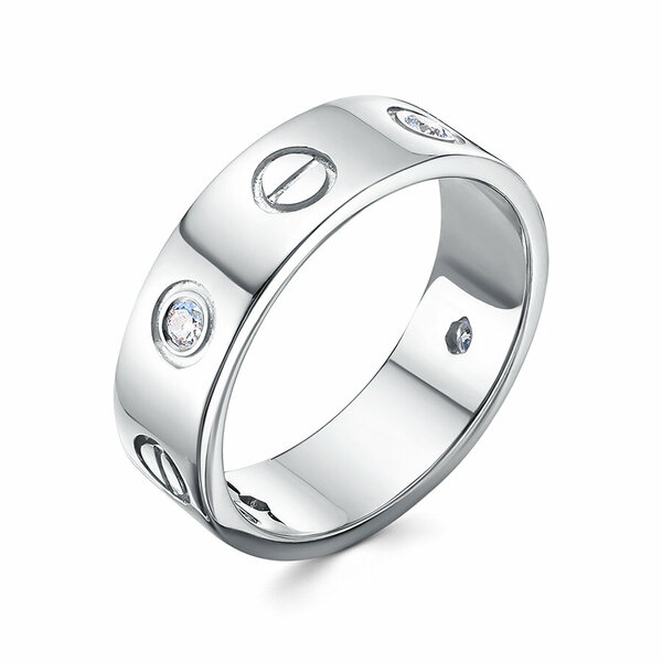 Золотое кольцо с бриллиантом