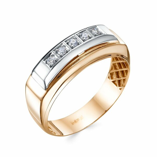 Золотое кольцо с бриллиантом