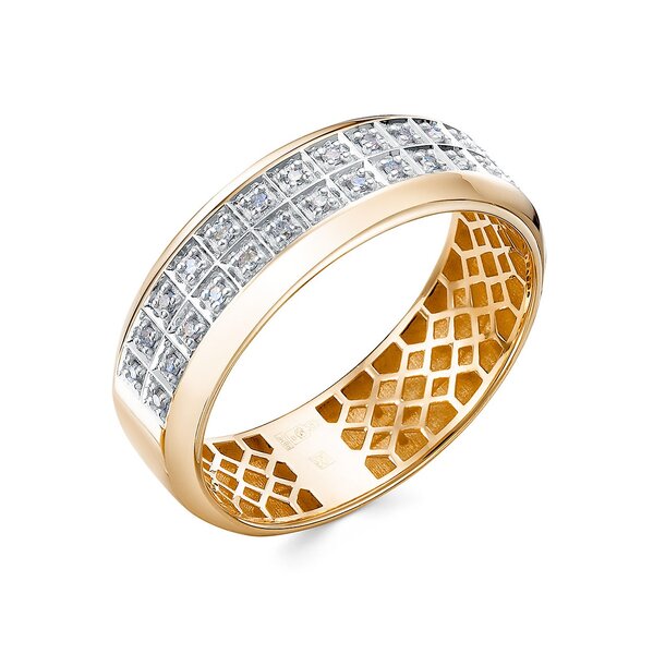 Золотое кольцо с бриллиантом