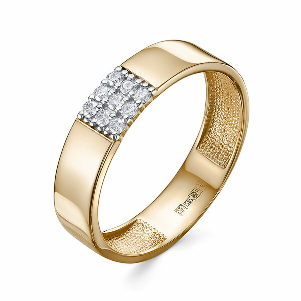 Золотое кольцо с&nbsp;бриллиантом