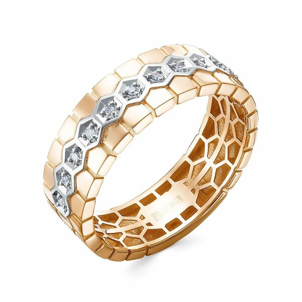 Золотое кольцо с&nbsp;бриллиантом