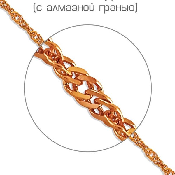 Купить Золотая цепь без вставок Золотая цепь без вставок