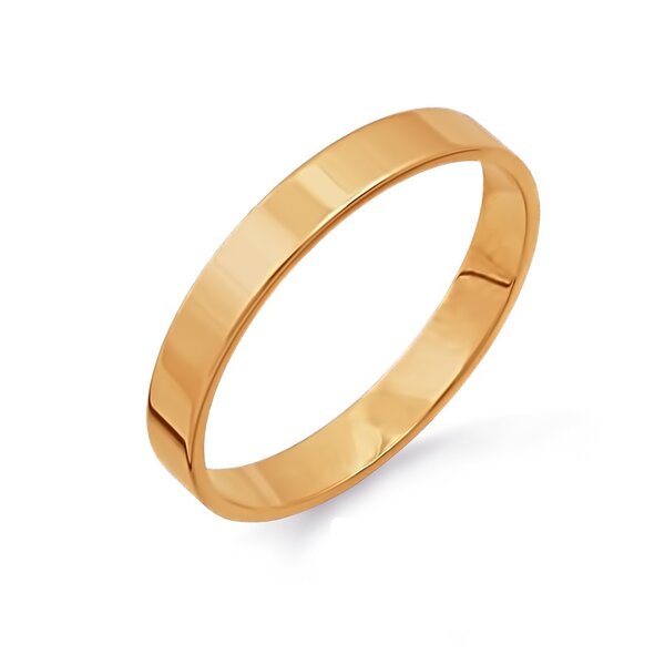 Золотое обручальное кольцо без вставок