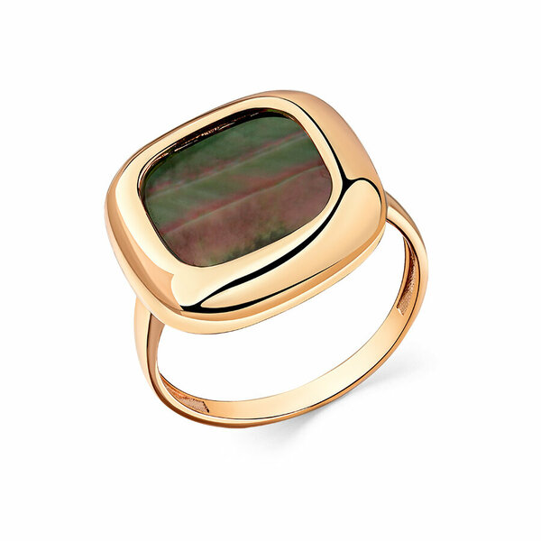 Золотое кольцо с перламутром