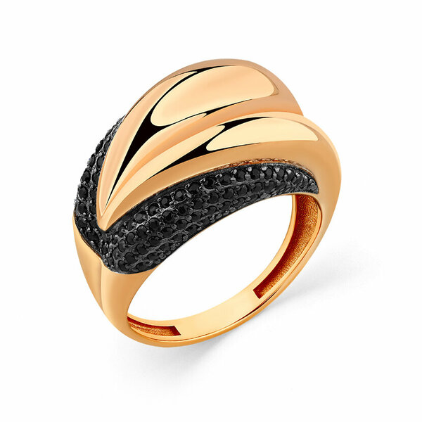 Золотое кольцо со шпинелью синтетической