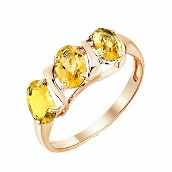 Золотое кольцо с&nbsp;цитрином