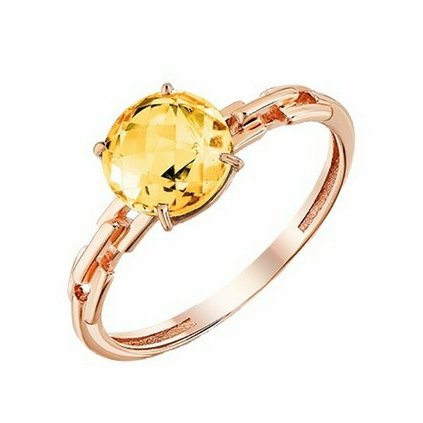 Золотое кольцо с&nbsp;цитрином