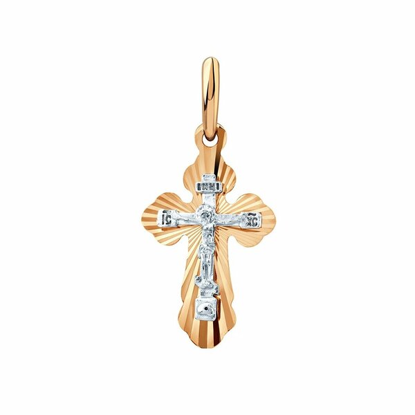 Золотой крест без вставок