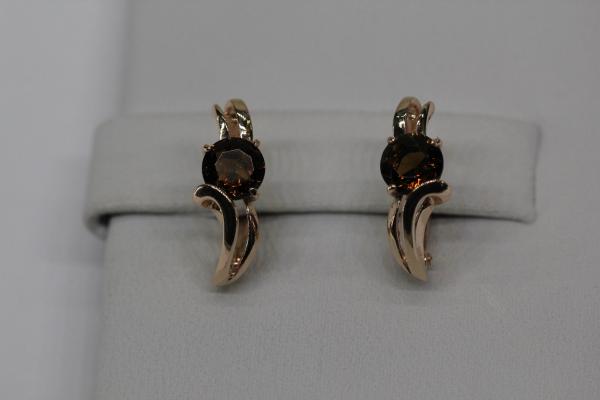 Купить Серебряные серьги с фианитом Серебряные серьги с фианитом