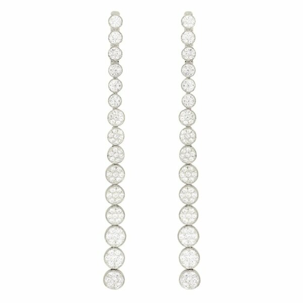 Золотые серьги с&nbsp;фианитом