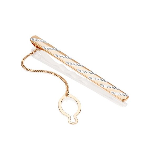 Золотой зажим без вставок