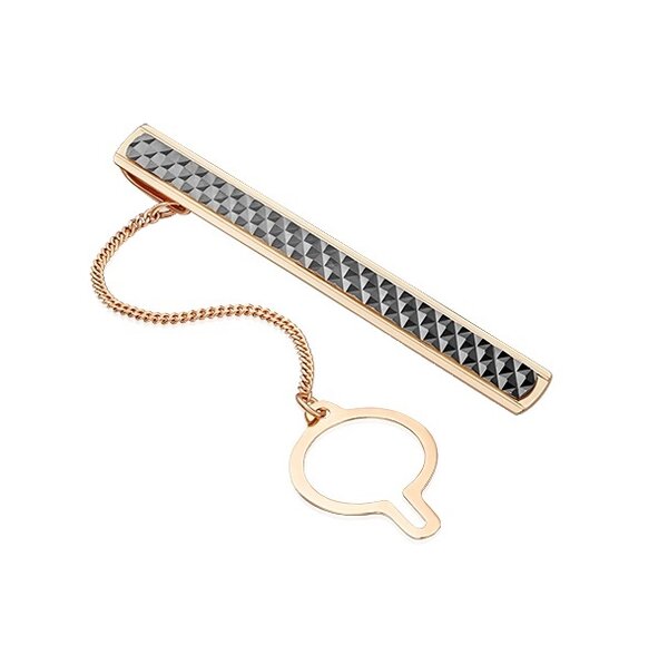 Золотой зажим без вставок