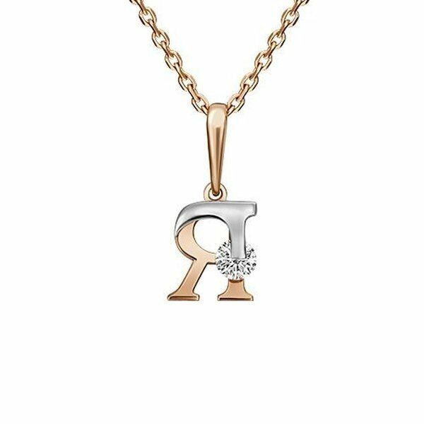 Золотой подвес с фианитом