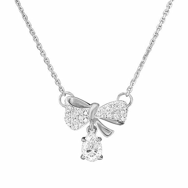 Золотое колье с фианитом