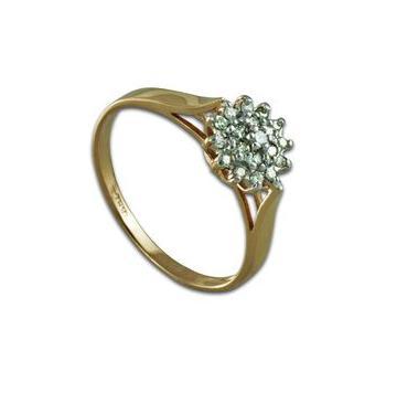 Золотое кольцо с&nbsp;бриллиантом