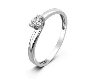 Золотое кольцо с&nbsp;бриллиантом