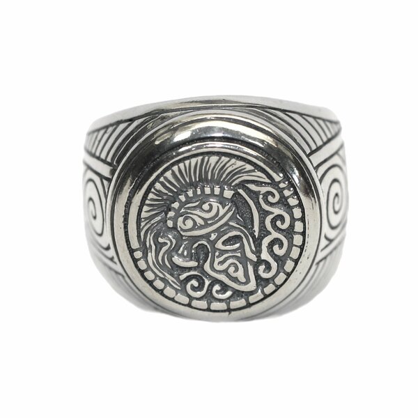 Серебряная печатка без вставок