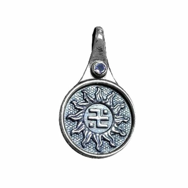 Серебряный подвес без вставок