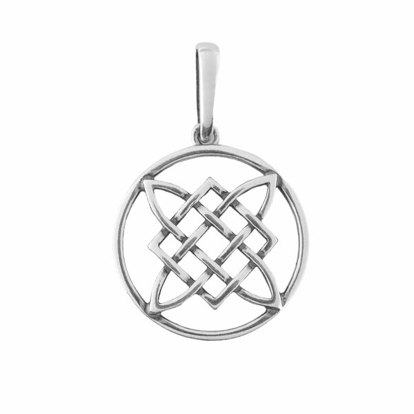 Серебряный подвес без вставок