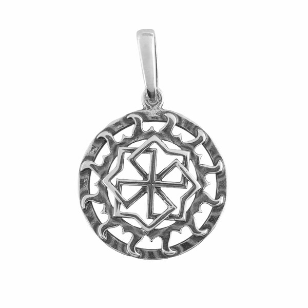 Серебряный подвес без вставок