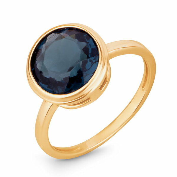 Золотое кольцо с ювелирным кристаллом