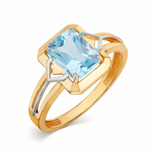 Золотое кольцо с топазом