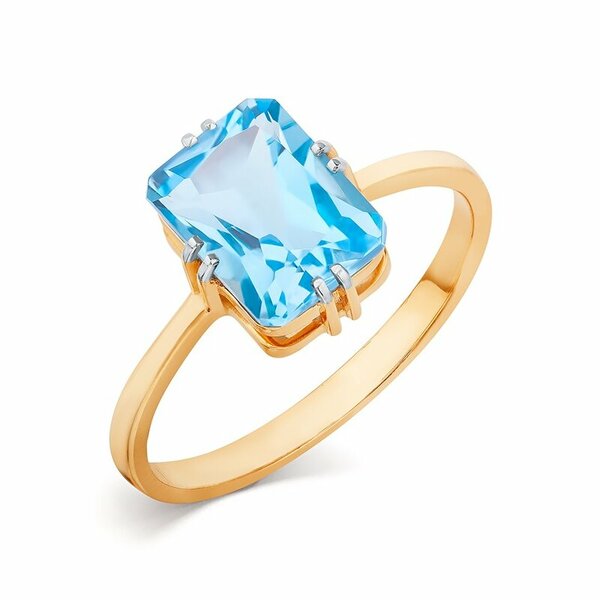 Золотое кольцо с топазом