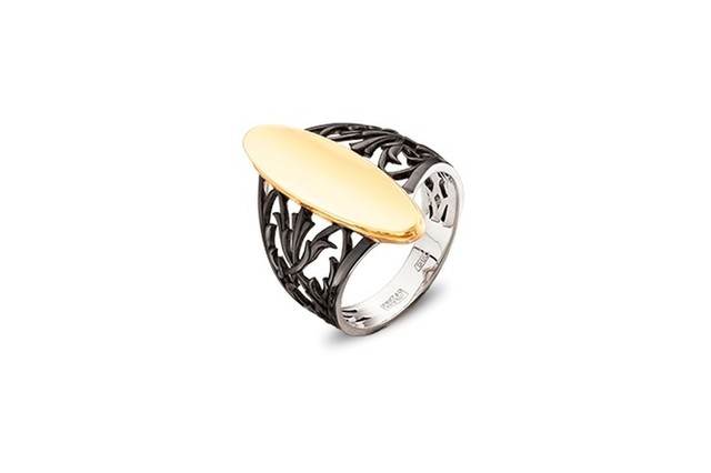 Золотое кольцо с безвставками