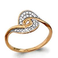 Золотое кольцо с цирконием