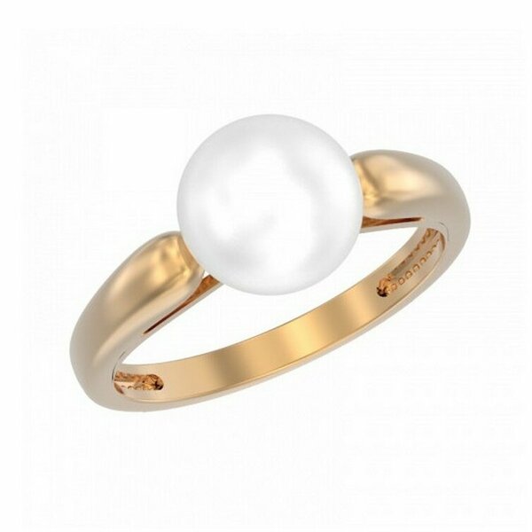 Золотое кольцо с&nbsp;жемчугом культивированным